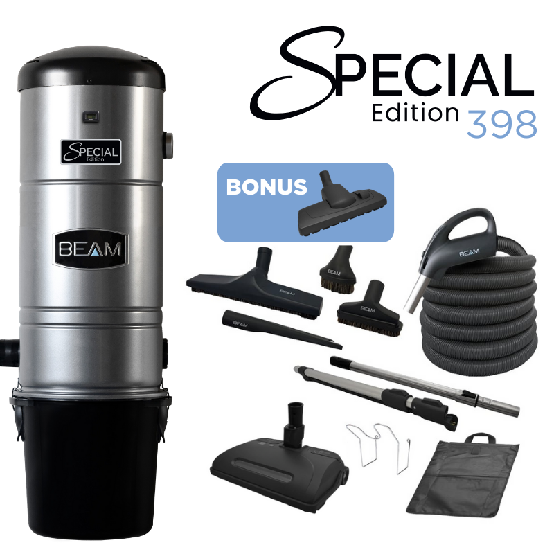 BEAM 398A SPECIAL EDITION Electric Central Vacuum Package