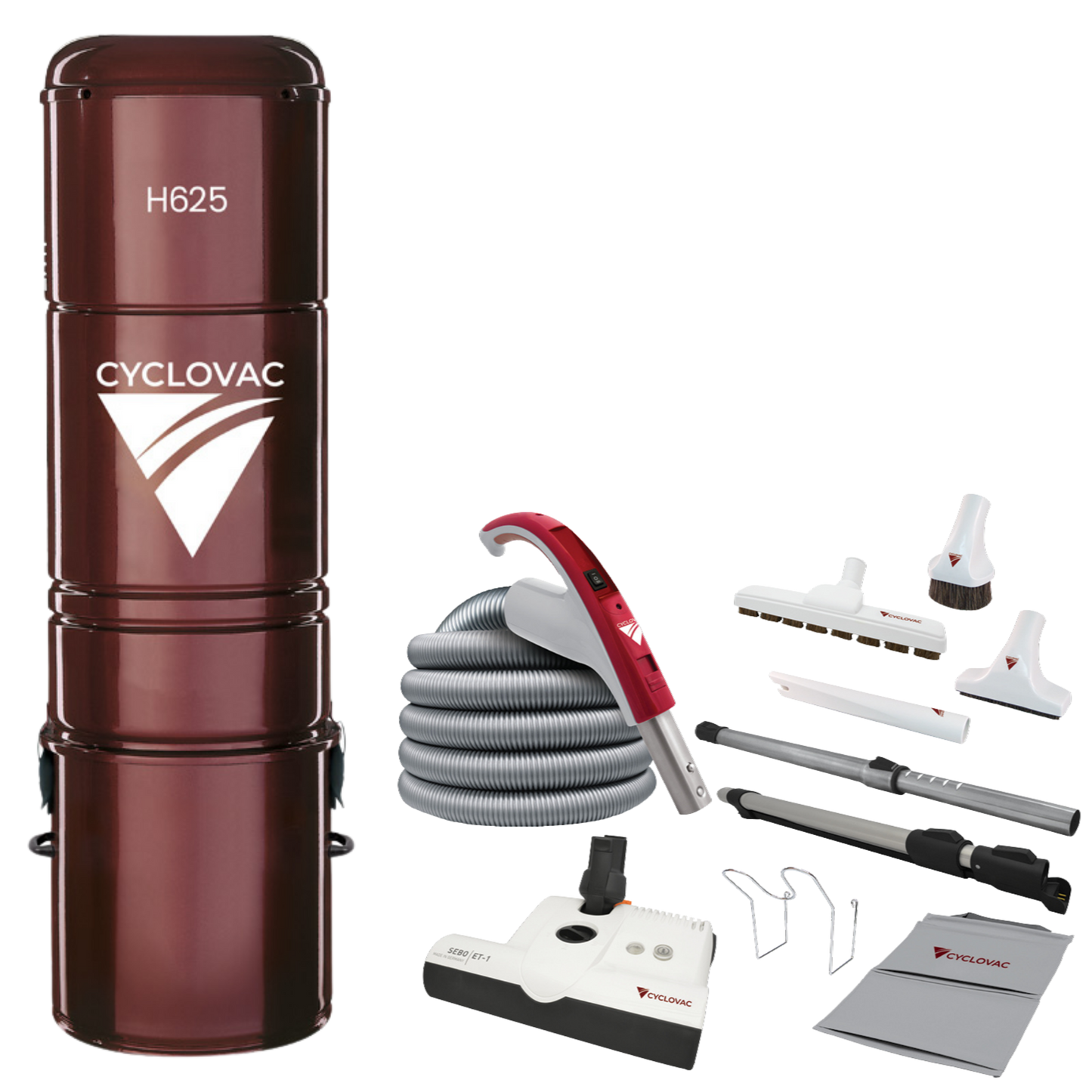 CYCLOVAC H625 Electric Central Vacuum Package