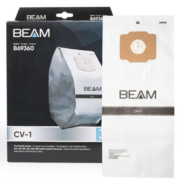 BEAM CV-1 Premium Filtration Central Vacuum Bags