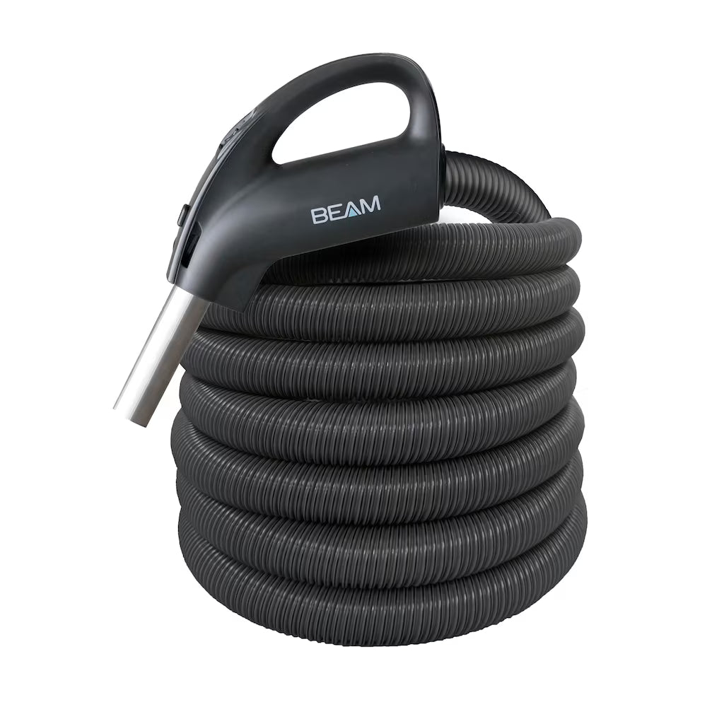 BEAM Electric Central Vacuum Hose – Super Flex Peppercorn