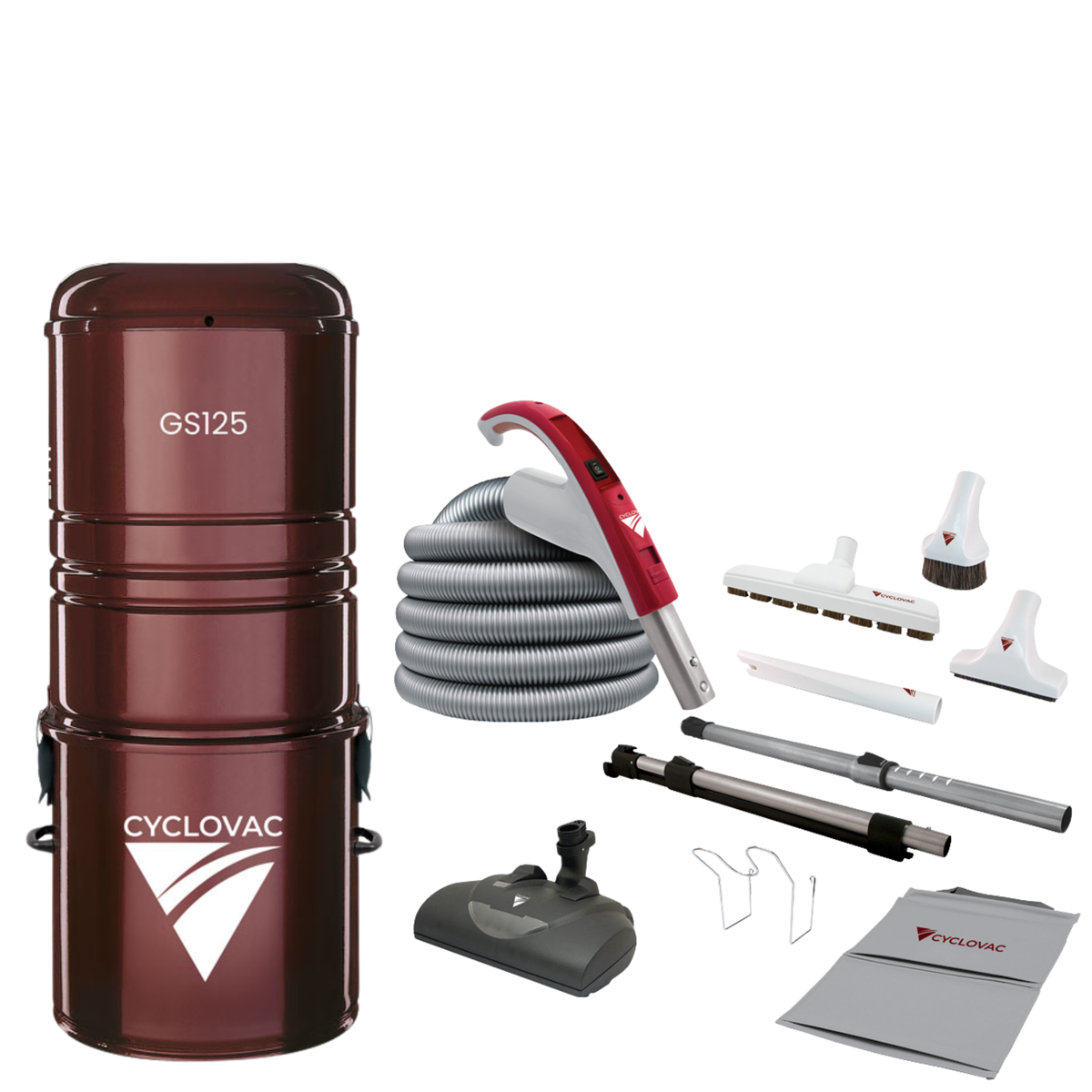 CYCLOVAC GS125 Electric Central Vacuum Package