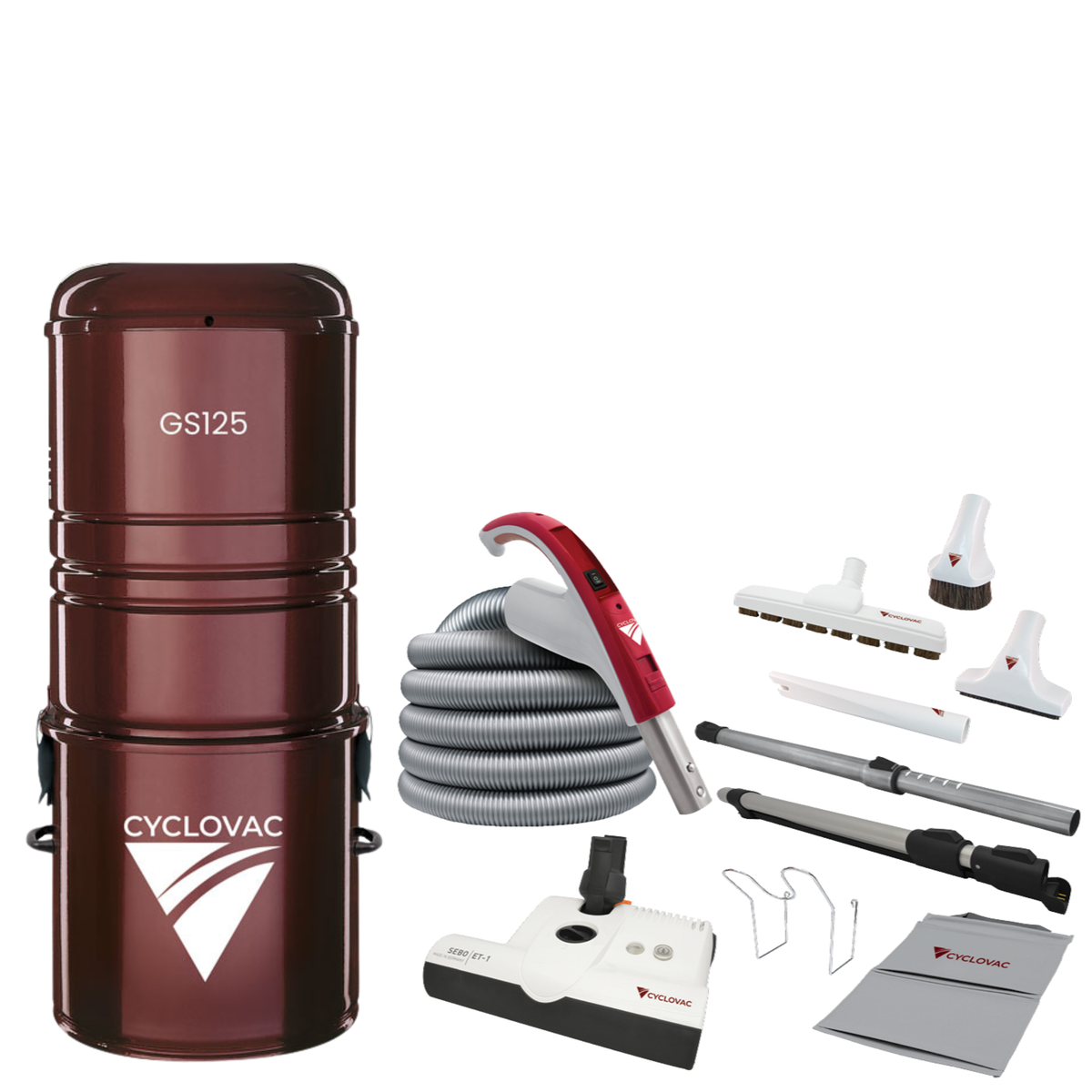 CYCLOVAC GS125 Electric Central Vacuum Package