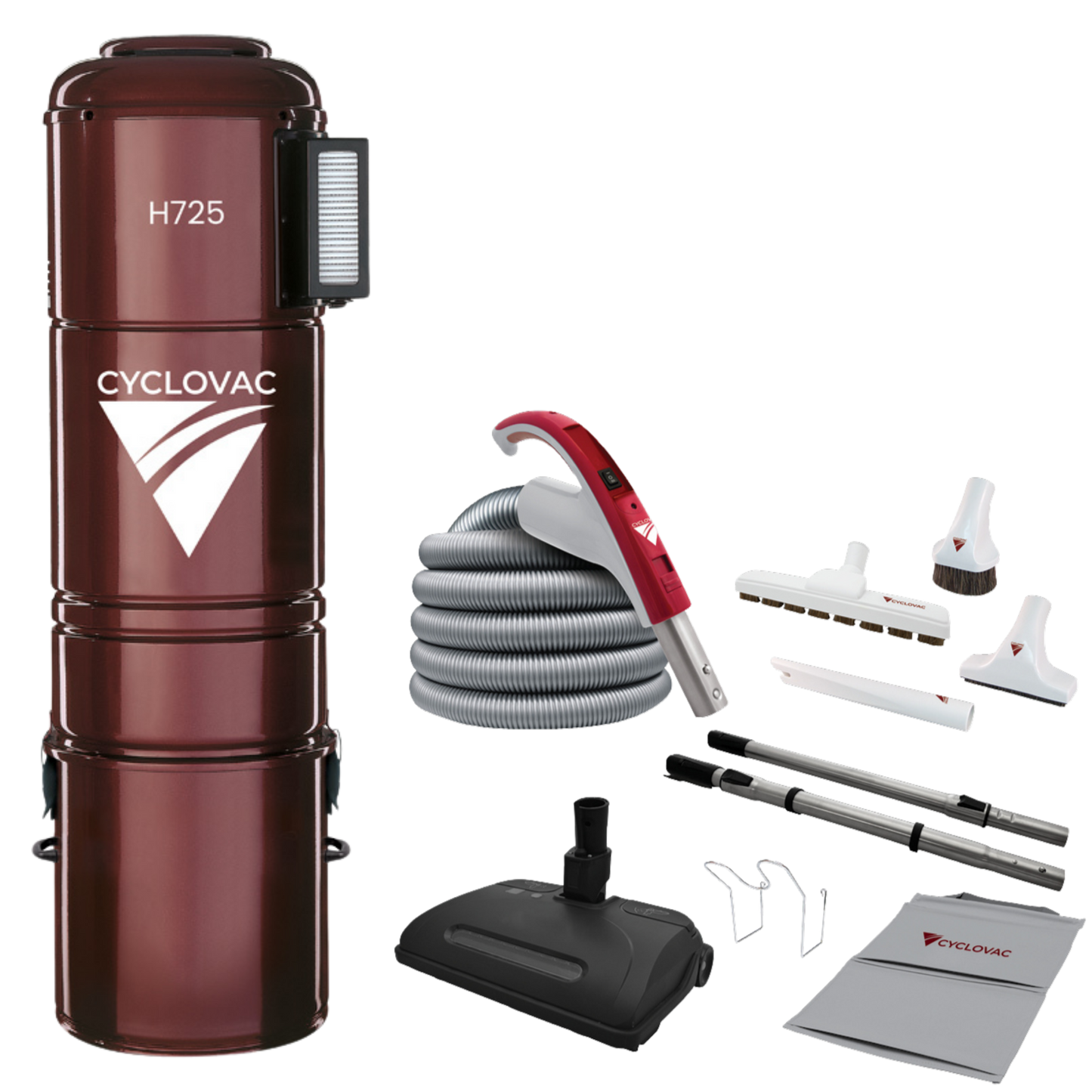 CYCLOVAC H725 Electric Central Vacuum Package