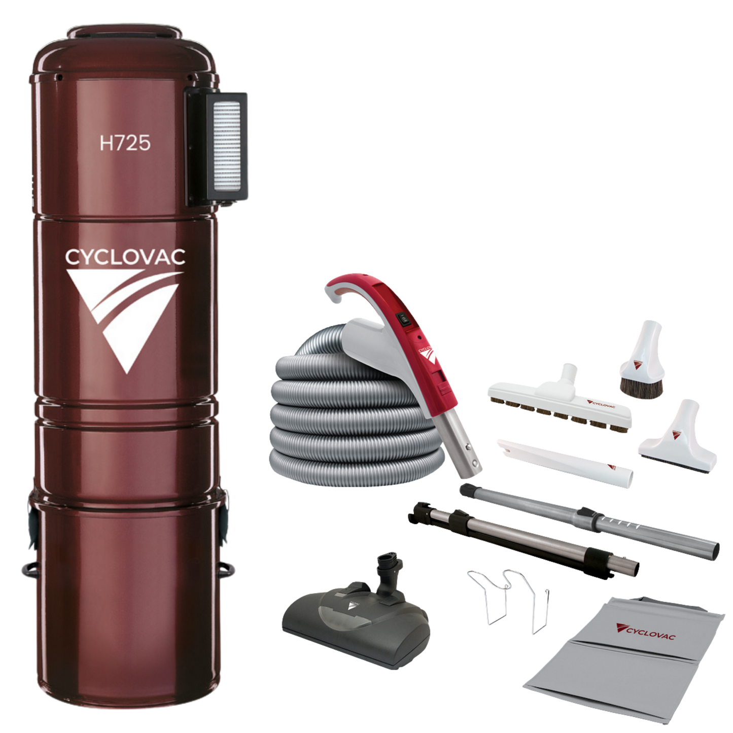 CYCLOVAC H725 Electric Central Vacuum Package