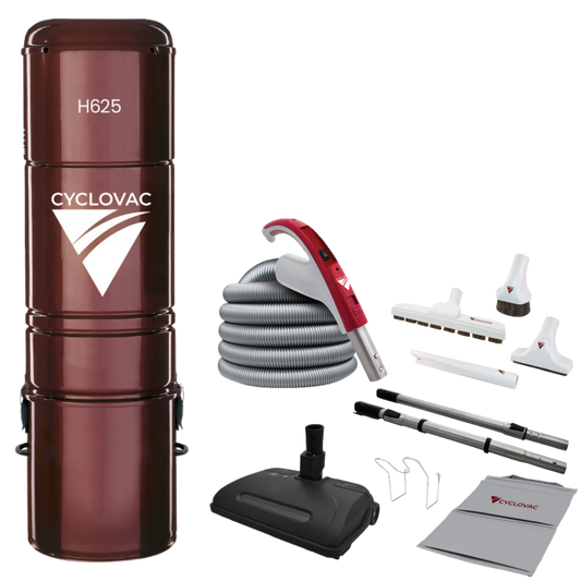 CYCLOVAC H625 Electric Central Vacuum Package