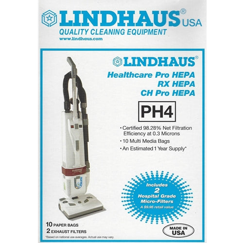 Lindhaus PH4 Commercial Vacuum Bags