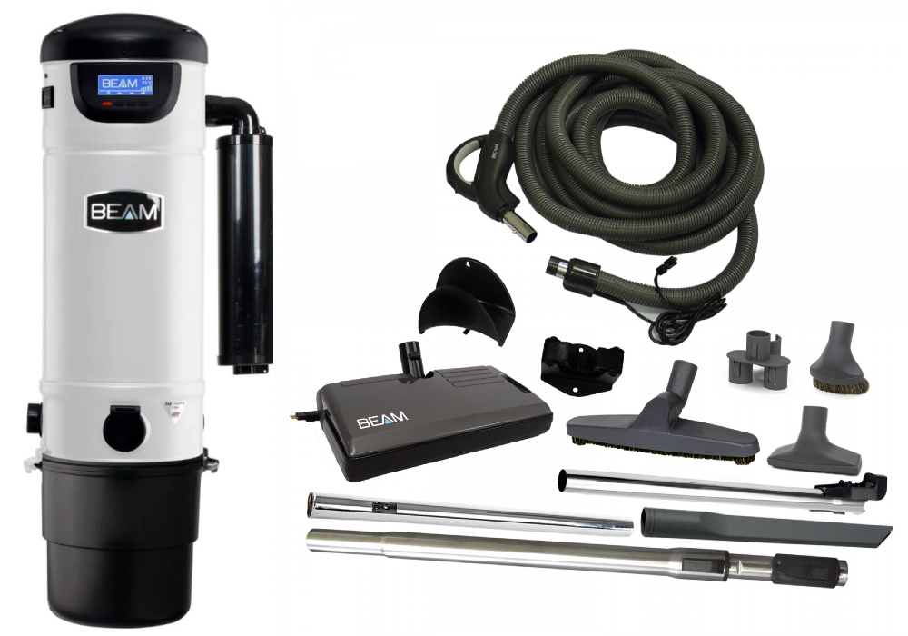 BEAM Limited Edition SC3700 Power Unit with LCD Screen Electric Central Vacuum Package