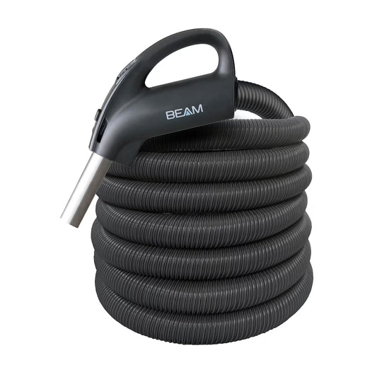BEAM Electric Central Vacuum Hose – Super Flex Peppercorn