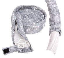 Load image into Gallery viewer, VacSoc Plastiflex Zippered 30ft Central Vacuum Hose Cover
